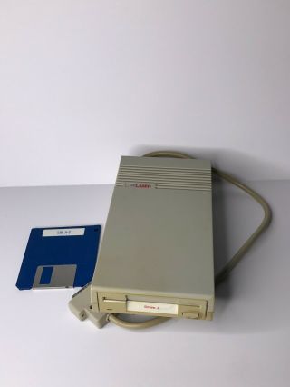 Laser Fd 356 Single External Floppy Disk Drive For Apple Iic Appleworks Rare