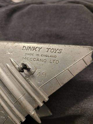 Dinky Avro Vulcan Delta Wing Bomber 749,  EXTREMELY RARE 2