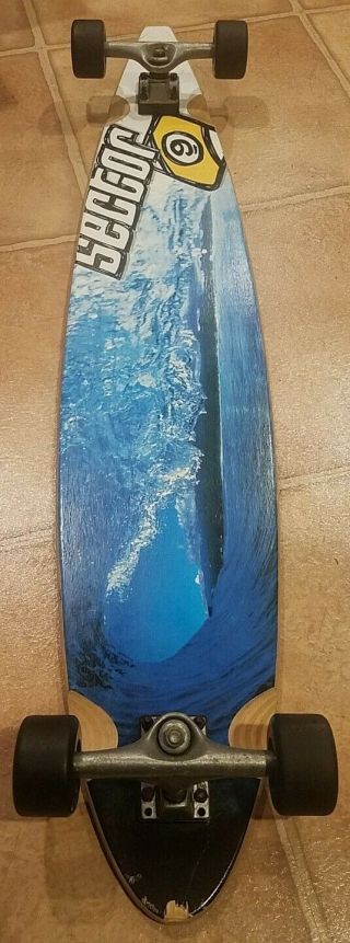 Sector 9 Bamboo Longboard Skateboard Complete 47.  5” Rare Samoa Ghiglia