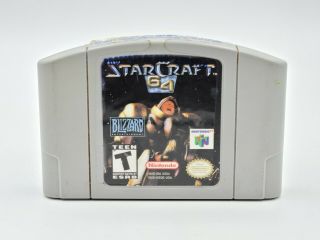 Starcraft 64 Game Authentic Nintendo 64 Rare N64 Blockbuster