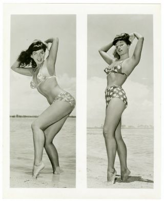 Rare Bettie Page Beach Bikini 