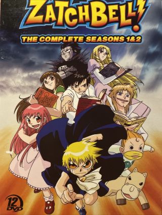 Zatchbell The Complete Season 1 &2 (one,  Two) Rare Anime 12 Disc 36,  Hours