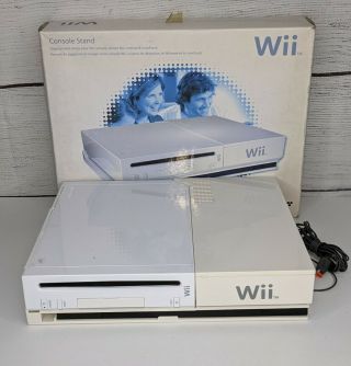 Rare Horizontal Nintendo Wii Stand - Pdp Pelican Complete W/box & Instructions