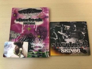 Shinee Sherlock 2 Types Cd,  Jonghyun Photocard Rare