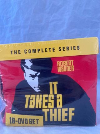 Rare It Takes A Thief The Complete Series 18 Dvd Box Set Oop Wagner