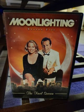 Moonlighting - Season 5 (dvd,  2007,  3 - Disc Set) Rare Oop