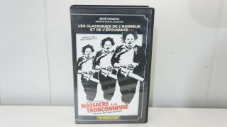The Texas Chainsaw Massacre 1974 Rare French Version Vhs Tobe Hooper