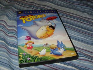 My Neighbor Totoro (r1 Dvd) W/ Insert Rare Oop 20th Century Fox Hayao Miyazaki