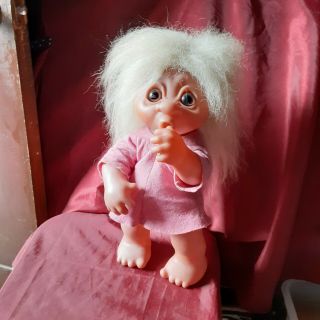 Very Rare Vintage 1979 Large 18 " Thomas Dam Troll Doll 806