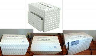 Rare Vogue Top Secret S150 2 - Folded Sheet Micro Cut Paper Shredder White