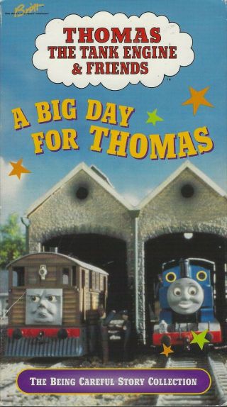 Vintage Rare Thomas Train The Tank Engine Friends A Big Day For Thomas Vhs Video