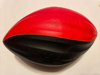 Vintage Nerf Turbo Spiral Football,  Black And Red,  1989 Rare,