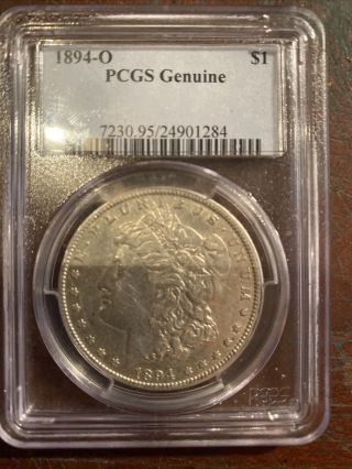 1894 - O Slabbed Morgan Silver Dollar Au Details Pcgs Certified X - Rare