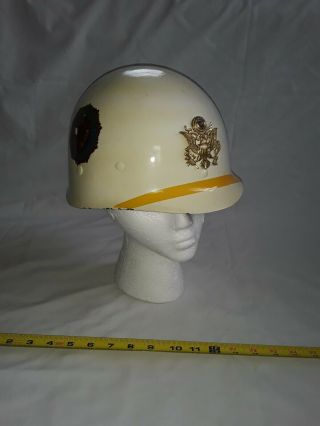 Vintage Wwii Us Army Helmet Liner - Capac - Vfw Us American Legion Rare Find
