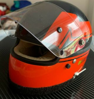 F1 - Gilles Villeneuve 1.  2 Scale Mini Helmet - 1 Of Only 250 Manufactured Rare