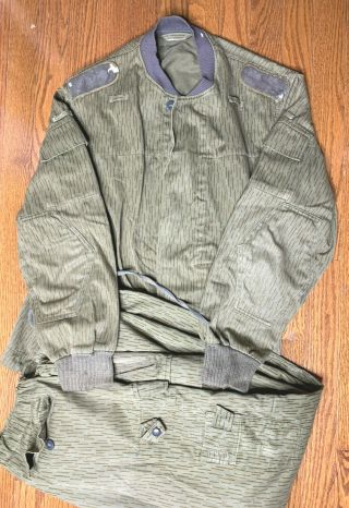 Rare East German Paratrooper Issued Camo Field Uniform Complete Nva Gdr Ddr