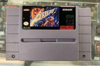 Axelay - Rare Nintendo Game - 1992 - - 100 Authentic - Vintage Snes