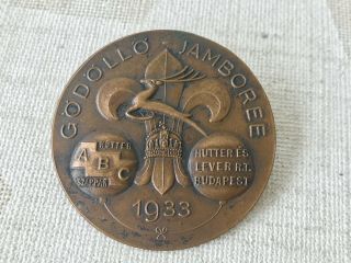 1933 World Scout Jamboree Hungary Gödöllő,  Abc Badge Rare