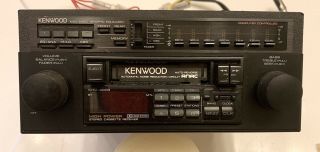 Rare Kenwood Krc - 4300 Am/fm Stereo Cassette Player W/kgc - 9400 Equalizer.