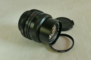 Rare Canon Fd Fit 28mm F2.  0 Macro/close Focus1:5 Lens By Vivitar.