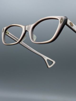 Rare Shuron 43 - 19 - 5 1/4 Lo Fit Nos Vintage 1950’s Petite Cat Eye Glasses
