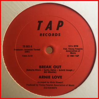 Disco Funk Boogie 12 " Arnie Love - Break Out Tap - Mega Rare 