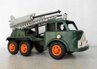 Vintage Rare Military Truck Portable Rocket Surface - To - Air Missile Ussr Toy 60 