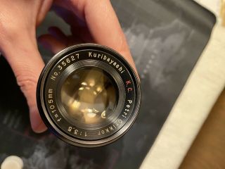 Rare Kuribayashi C.  C.  Petri Orikkor 105mm 1:3.  5 3.  5/105 M42 Prime Lens 4