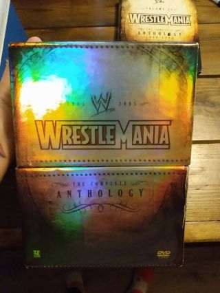 Wwe Wwf Wrestlemania 1 - 21 The Complete Anthology 1985 - 2005 Dvd Set.  Rare Htf