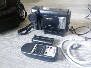 Sharp Rare Minidv Viewcam Camcorder Vl - Nz155 W Charger,  Remote Usb