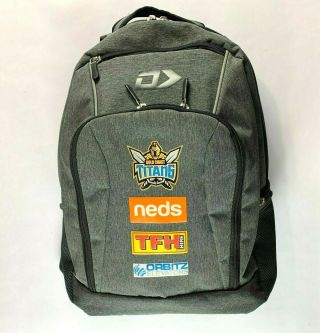 Gold Coast Titans Dynasty Rare Player Issue Backpack Bag Nrl