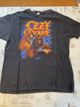 Rare Vintage Ozzy Osbourne Bark At The Moon 1984 Tour Shirt ‘84 Xl