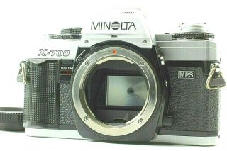 【 Rare Silver Near 】minolta X - 700 35mm Slr Camera Body Onry From Japan 085