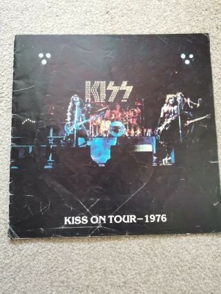 Kiss On Tour 1976 Alive Tour Tourbook Programme Rare