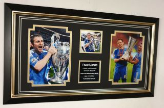 Rare Frank Lampard Of Chelsea Signed Photo Autograph Display Legend Display