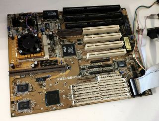 Rare Asus P/i - P55t2p4 Rev 2.  3 Socket 7 Pentium Amd Cyrix Vintage Motherboard