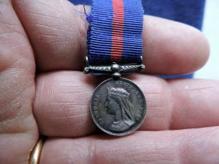 Victoria Silver Miniature Medal: Zealand Maori Wars: 1845 - 66 - Rare.