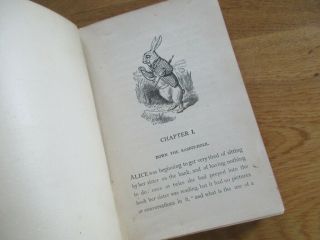 RARE ALICE ' S ADVENTURES IN WONDERLAND - 1885 LEWIS CARROL MACMILLAN & CO 5