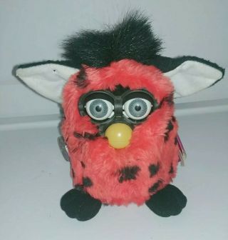Furby Lady Bug Red And Black Spots 1998 Tiger Very Rare Move But Don 