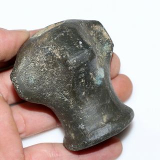 Very Rare Medieval Bronze Mace Head Circa 1400 Ad - Intact - 491 Grams