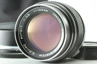 Rare【mint】 Olympus M - System E.  Zuiko Auto - T 100mm F/2.  8 Portrate From Japan 01161