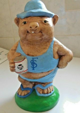 Rare 1960s Sanfl Sturt Football Club Mascot Wombats Fatso The Fat Arsed Wombat