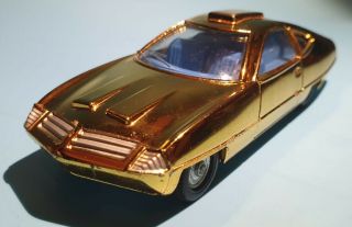 Dinky Toys Vintage 352 Shado Ufo Ed Strakers Vehicle Gold Car Space 1999 Rare