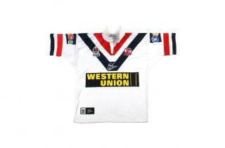 Sydney Roosters Vintage 2003 Grand Final Away Jersey - Size M Rare