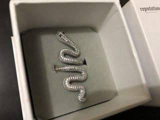 Taylor Swift Reputation Silver Snake Ring Rare Soldout Limited