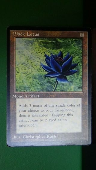 Magic The Gathering Card Mtg - Black Lotus - Oversized 6x9 Large