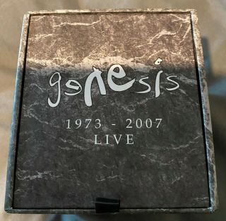 Genesis Live 1973 - 2007 Rare Cd/dvd Box Set Like Look With Outer Wrap