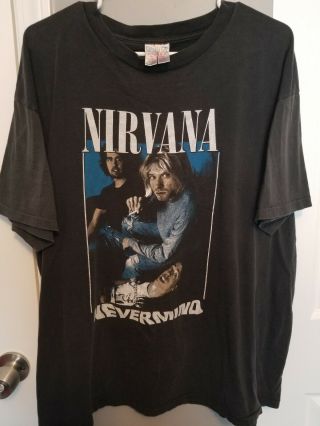 Nirvana Rare Vintage Nevermind T - Shirt