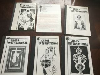 Chaos International Chaos Magick Crowley Lovecraft Rare First 5 Issues