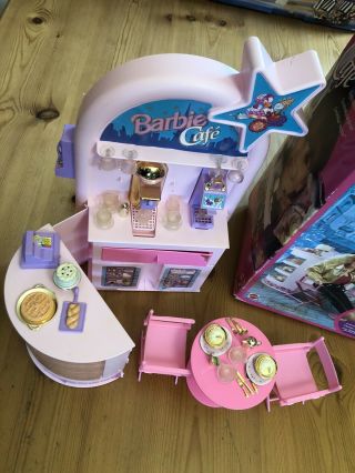 Vintage Barbie Cafe - Play Set,  Take Away Drinks Cafe - 1992 Mattel Rare